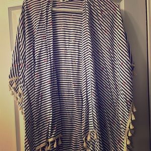 Striped Anchor cover up